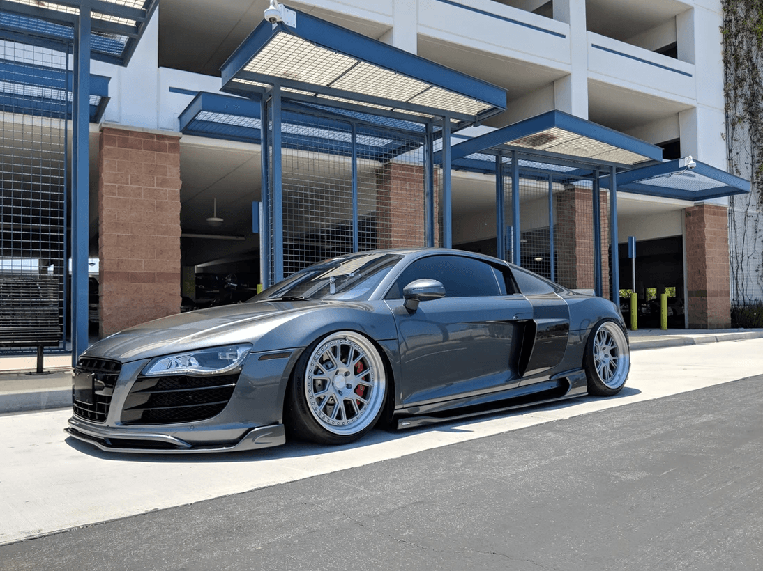 Mechanic working on a car engine